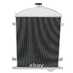 Aluminum 3 Rows Core Radiator For Ford Model A Heavy Duty 3.3L L4 Gas 1928 1929