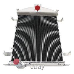 Aluminum 4 Row Core Radiator For 1928-1929 Ford Model A Heavy Duty 3.3L 4Cyl ASI