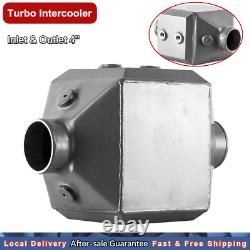 Aluminum Heavy Duty Water To Air Intercooler 17x12x9 Core Air Inlet&Outlet 4