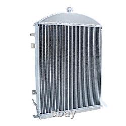 Aluminum Radiator 4 CORE For Ford Model AA Double A Heavy Duty 3.3L L4 1930-1931