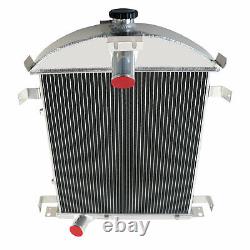 Aluminum Radiator 4 Rows Core Fits 1928 1929 Ford Model A Heavy Duty 3.3l L4 Gas