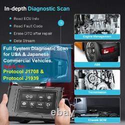 Ancel HD3400 Pro Diesel Heavy Duty Truck All System Diagnostic Scanner DPF Regen