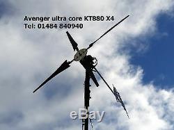 Avenger ultra core 4 blade heavy duty wind turbine generator 12 or 24v
