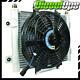 BD Power Xtrude Core Heavy Duty Trans Cooler withFan & -10 JIC Male Connection