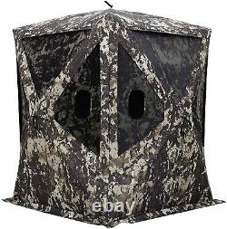 Barronett Blinds Mike HD Hub Hunting 2Person PopUp Ground Blind Crater Core