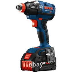 Bosch IDH182-B24 18-Volt 1/4-Inch 1/2-Inch Impact Driver Kit with Core Batteries