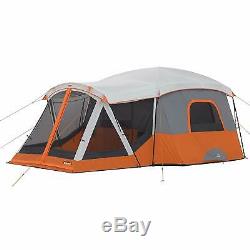 CORE 11 Person Family Cabin Tent with Screen Room Fits Three Queen Air Mattresses