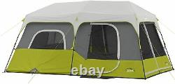CORE 14' x 9' Instant Cabin Tent 9 Person with 60 Second Assembly, Green/Grey