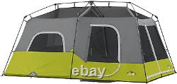 CORE 14' x 9' Instant Cabin Tent 9 Person with 60 Second Assembly, Green/Grey