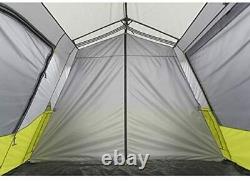 CORE 14' x 9' Instant Cabin Tent 9 Person with 60 Second Assembly, Green/Grey