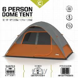 CORE 6 Person Dome Tent 11' x 9