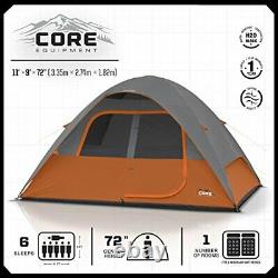 CORE 6 Person Dome Tent 11' x9