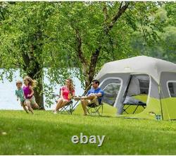 CORE 6 Person Instant Cabin Tent with Wall 47 in x 9.05 x 9.05, Green