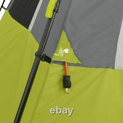 CORE 6 Person Instant Cabin Tent with Wall 47 in x 9.05 x 9.05, Green