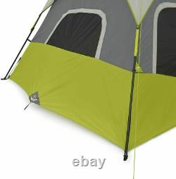 CORE 6 Person Instant Cabin Tent with Wall 47 in x 9.05 x 9.05, Green