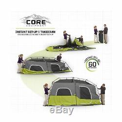 CORE 9 Person Instant Cabin Tent 14' x 9' Green