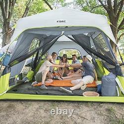 CORE 9 Person Instant Cabin Tent 14' x 9' (Green)