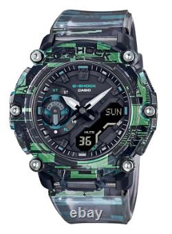 Casio G-SHOCK GA2200NN-1A Men's G-Carbon Heavy Duty Digital Glitch Blazing Watch