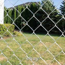 Chain Link Fabric Fence YARDGARD 5 ft. X 50 ft. 11.5-Gauge Steel Core Wire