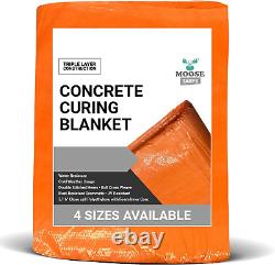 Concrete Curing Blanket Cover Heavy Duty PE Coated Woven Insulated Foam Core f