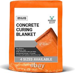 Concrete Curing Blanket Cover Heavy Duty PE Coated Woven Insulated Foam Core f