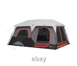 Core 10 person Lighted Instant Cabin Tent/ Easy To Set Up