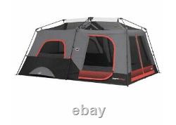 Core 10 person Lighted Instant Cabin Tent/ Easy To Set Up