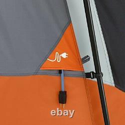 Core 11 Person Family Cabin Tent with Screen Room Orange