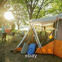 Core 11 Person Family Cabin Tent with Screen Room Orange