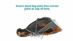 Core 11 Person Family Cabin Tent with Screen Room Orange