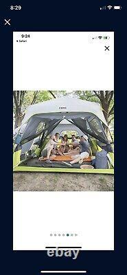 Core 40008 9 Person Instant Cabin Tent 14' X 9' Tents Canopies Camping Hiking