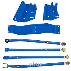 Core 4x4 Full Heavy Duty Long Arm Upgrade Camp Front Fits Jeep MJ Blue