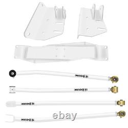 Core 4x4 Full Heavy Duty Long Arm Upgrade Camp Front Fits Jeep MJ White