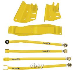 Core 4x4 Full Heavy Duty Long Arm Upgrade Camp Front Fits Jeep MJ Yellow