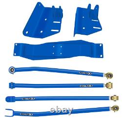 Core 4x4 Full Heavy Duty Long Arm Upgrade Crawl Front Fits Jeep MJ Blue
