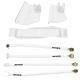 Core 4x4 Full Heavy Duty Long Arm Upgrade Crawl Front Fits Jeep MJ White