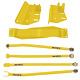 Core 4x4 Full Heavy Duty Long Arm Upgrade Crawl Front Fits Jeep MJ Yellow