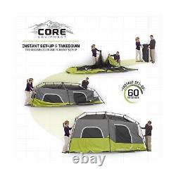 Core 9 Person Instant Cabin Tent 14' x 9', Green (40008) 9 Person (Green) USA