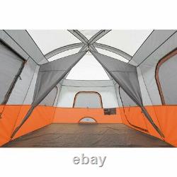 Core Equipment 10 Person Straight Wall Cabin Camping Tent Pop Up Instant Family