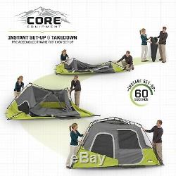 Core Equipment 11 x 9 Instant Cabin Tent, Sleeps 6