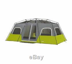 Core Equipment 12 Person Instant Cabin Tent, Green/Gray, 18 x 10 ft