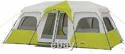 Core Equipment 12 Person Instant Cabin Tent Green/white, 18 x 10 ft