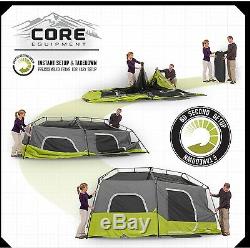 Core Equipment 14' X 9' Instant Cabin Tent, Sleeps 9