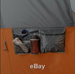 Core Equipment 40035 11 Person Camping Tent with screen- Orange