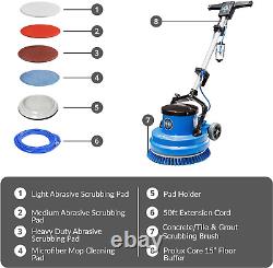 Core Heavy Duty 15 Inch Floor Buffer Scrubber and Polisher Cleaning Machine Al