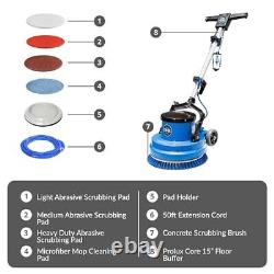 Core Heavy Duty Single Pad Commercial Polisher, Prolux Core + Pad Set 15 inch