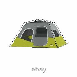 Core Instant Cabin Tent 6 Person Wall Organizer Green Outdoor Camping 40007 New