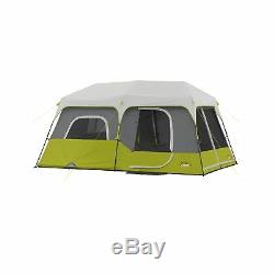 Core Instant Cabin Tent Adjustable 9 Person Green Outdoor Camping Shelter New