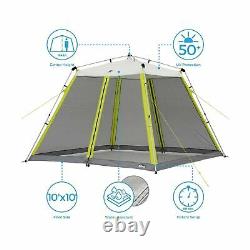 Core Instant Screen House Canopy Tent Square 10x10 Heavy Duty Outdoor Shelter