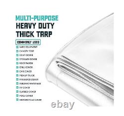 Core Tarps Extra Heavy Duty 16 Mil Tarp Cover, Waterproof, UV Resistant, Rip